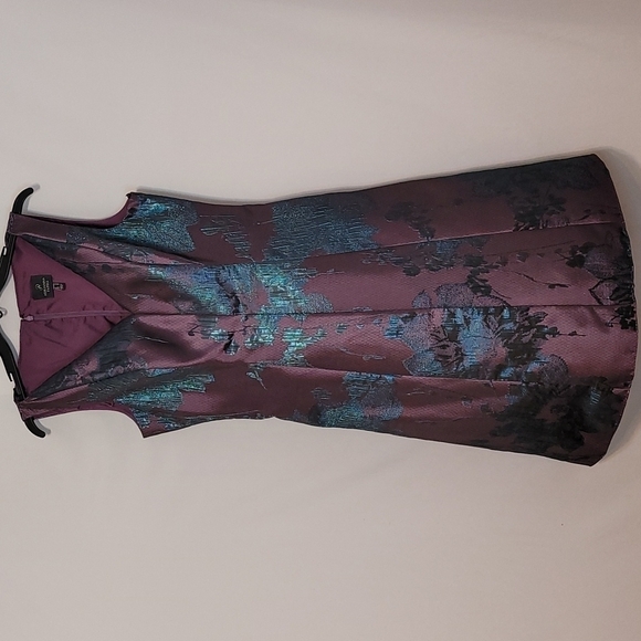 ADRIANNA Papell Flora Jacquard Dress - Picture 1 of 14